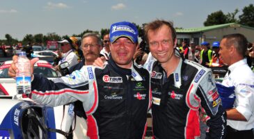 Laurent Pasquali en compagnie d'Anthony Beltoise.