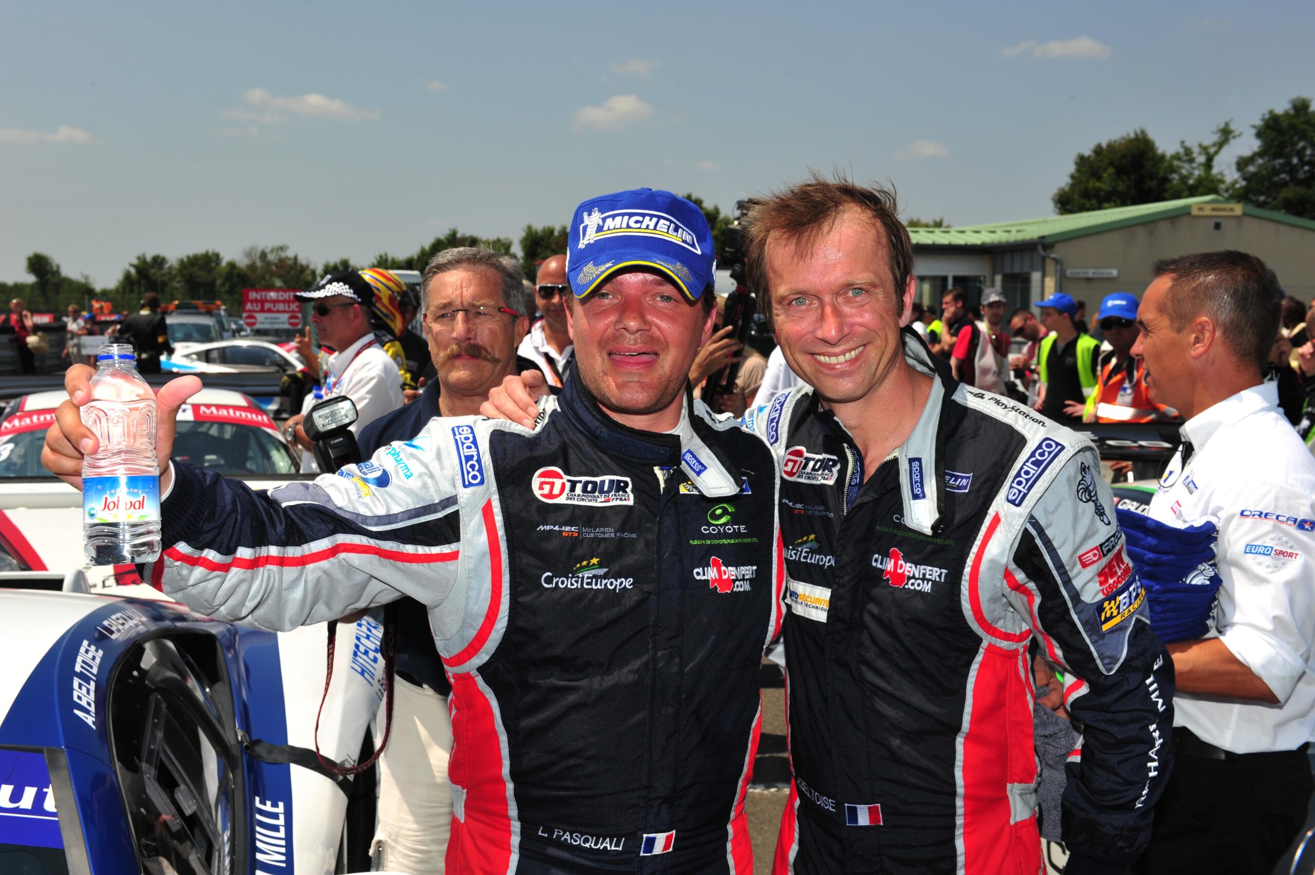 Laurent Pasquali en compagnie d'Anthony Beltoise.