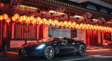 Bugatti W16 Mistral roadster Singapour 2023