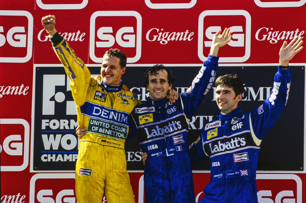 Alain Prost Michael Schumacher 1993