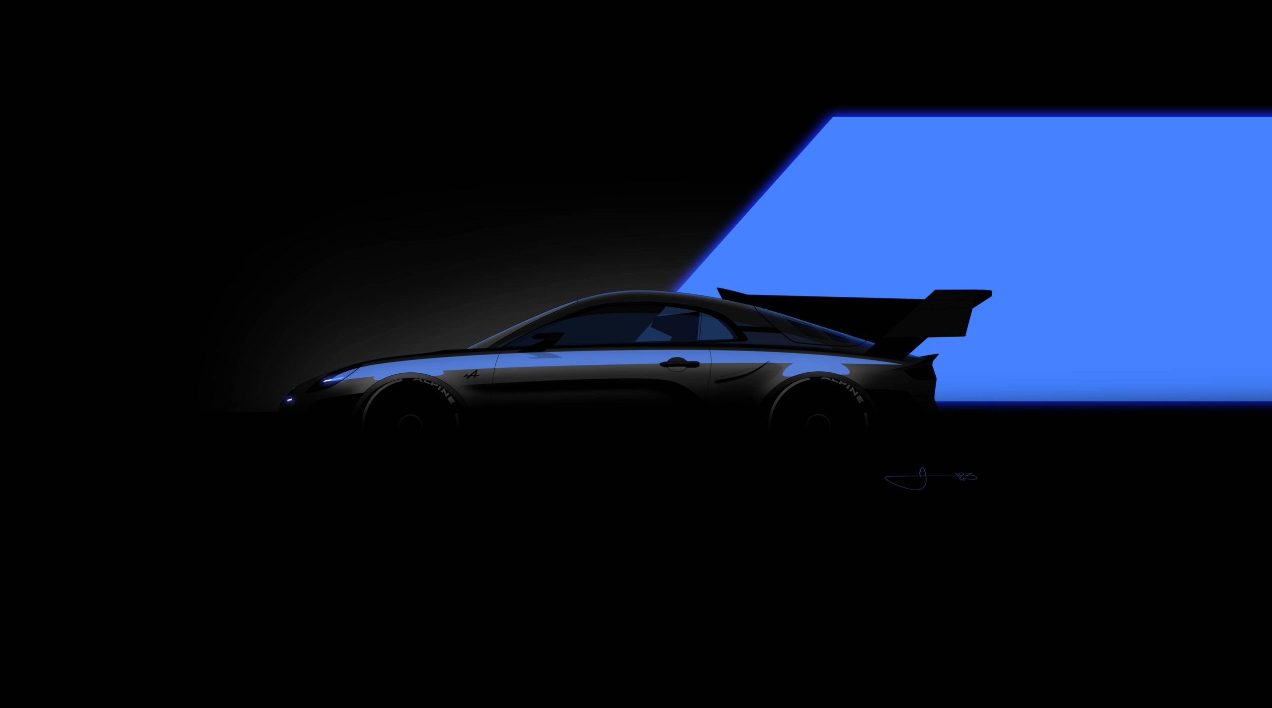 Alpine A110 GT4 Evo Pikes Peak 2023
