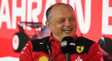 Fr&eacute;d&eacute;ric Vasseur Scuderia Ferrari F1 2023 Hamilton