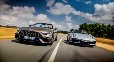 Mercedes-AMG SL Porsche 911 Turbo Cabriolet 2023