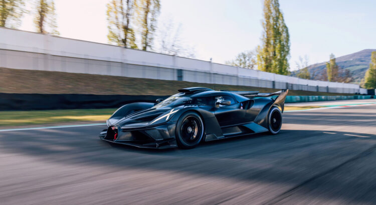 Bugatti Bolide : l'hypercar "pistarde" de 1850 ch repart en phase de test !
