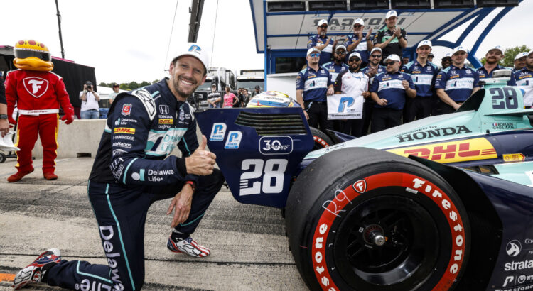 IndyCar - Romain Grosjean frôle sa première victoire à Barber ! (+ vidéo)