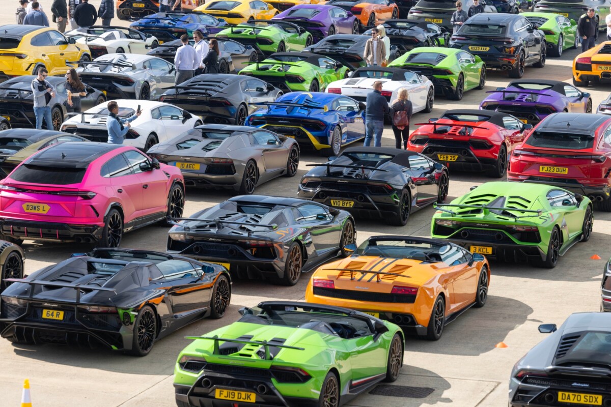 Lamborghini 60 ans UK Silverstone
