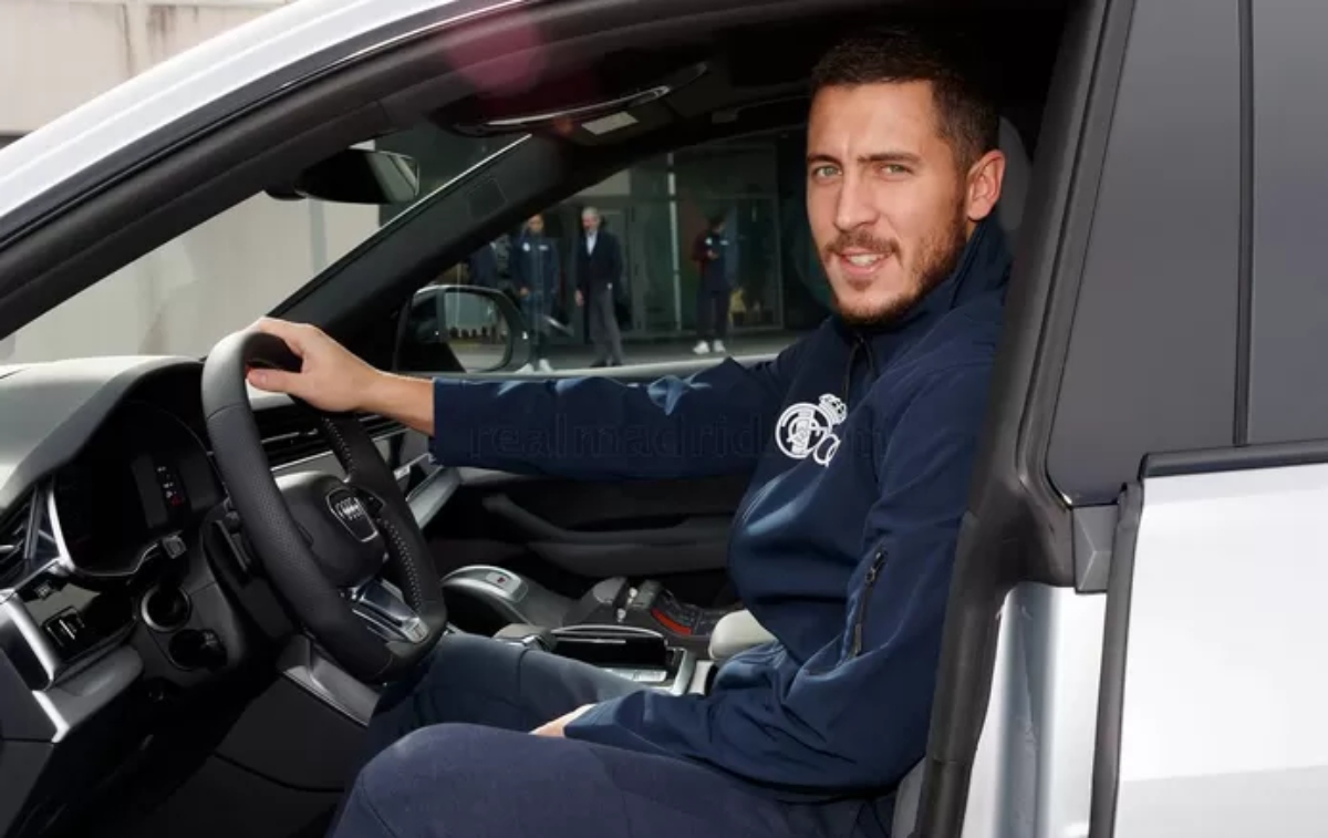Eden Hazard garage voitures