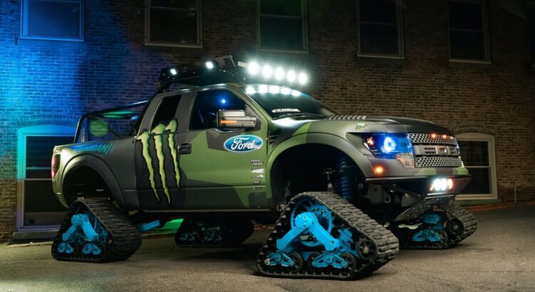 Ken Block : son délirant Ford F-150 Raptor à chenilles est à vendre (+ vidéo)