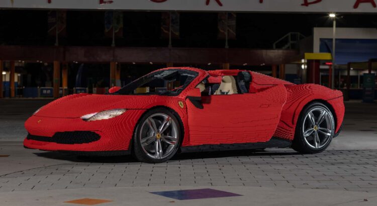 Cette Ferrari 296 GTB en Lego est plus lourde que la vraie (+images)
