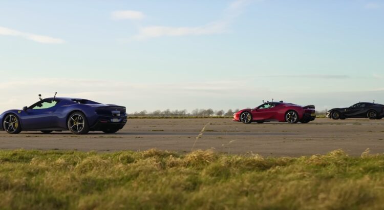 Ferrari V12 vs V8 vs V6 : les moteurs du cheval cabré se font la course ! (+ vidéo)
