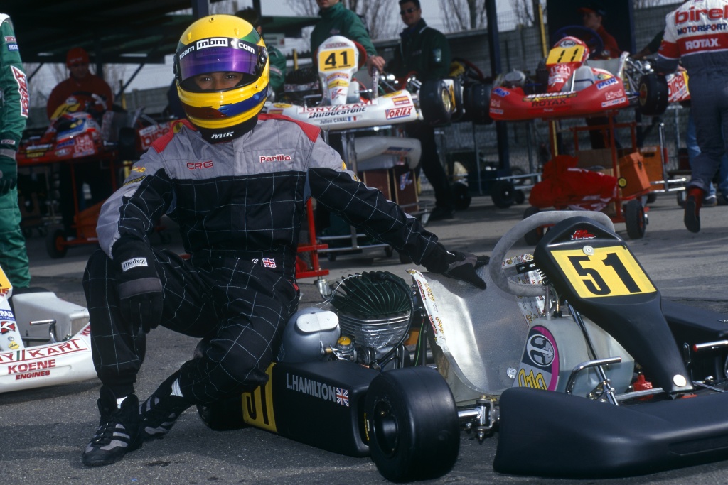 Lewis Hamilton victoire karting Val Argenton France Formula A 2000