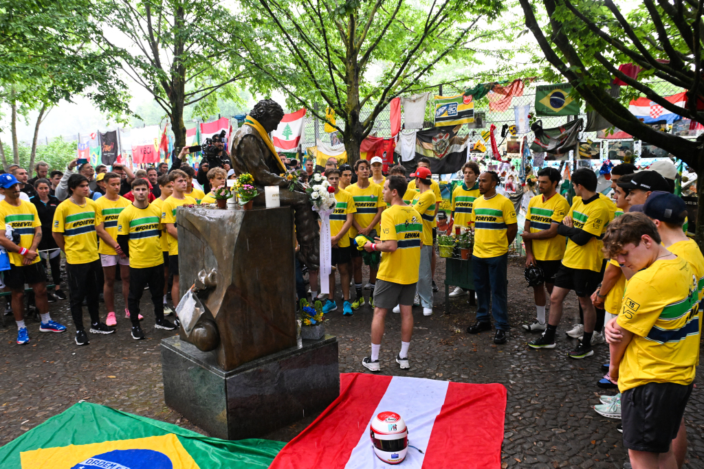 Ayrton Senna hommage Imola 2024 F1