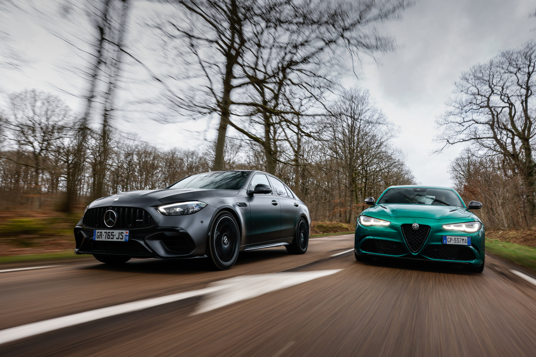 Alfa Romeo Giulia Quadrifoglio Mercedes-AMG C 63 S E Performance 2024
