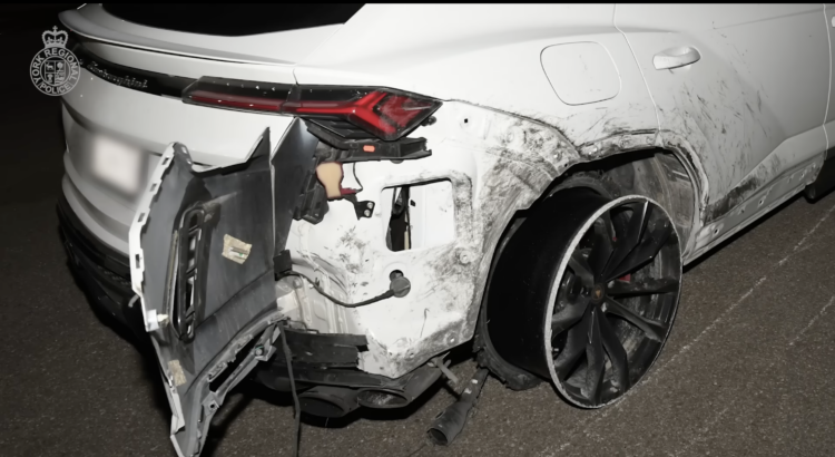 Il tente de fuir un hélicoptère en Lamborghini Urus (+vidéo)