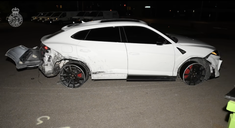Il tente de fuir un hélicoptère en Lamborghini Urus (+vidéo)