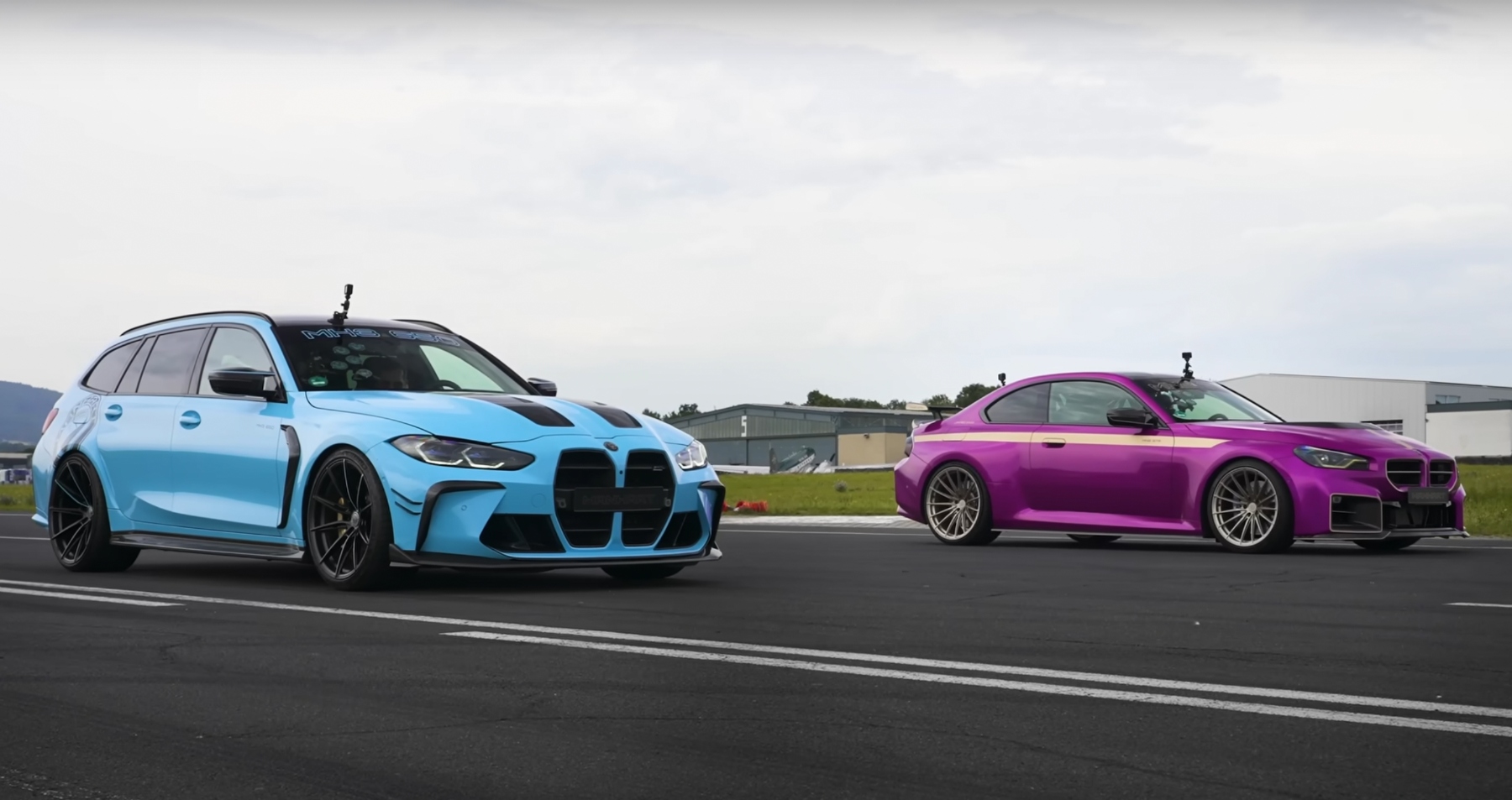 BMW M2 M3 Touring by Manhart drag race vidéo 2024