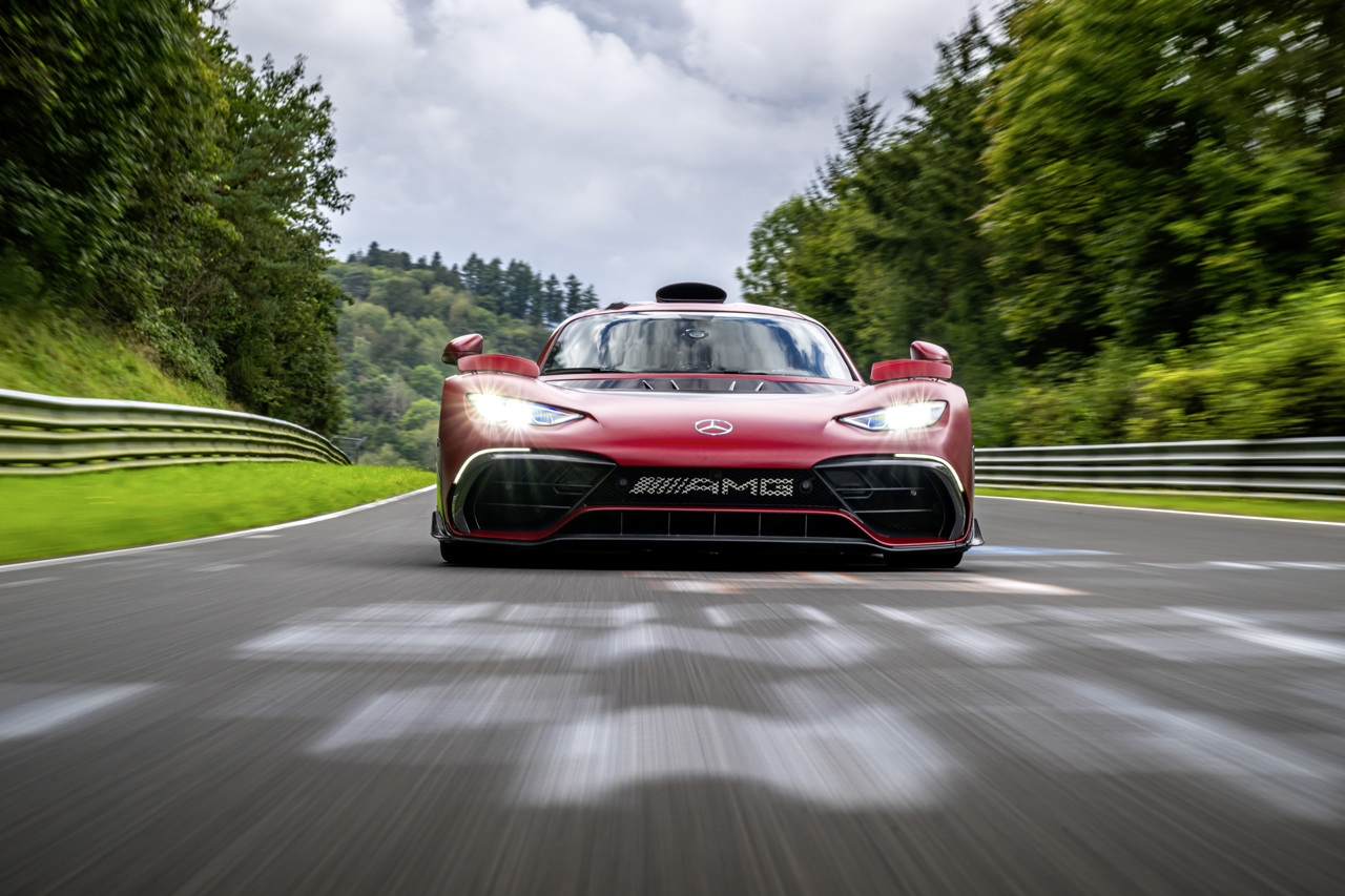 Mercedes-AMG ONE record tour Nürburgring vidéo 2024