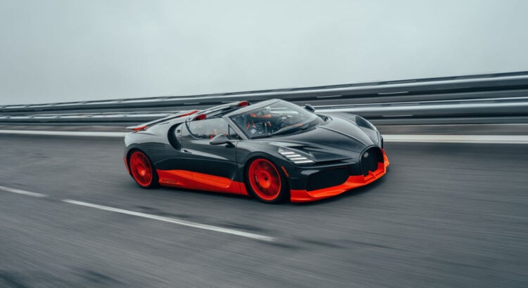 Record de vitesse : la Bugatti W16 Mistral devient le roadster le plus rapide du monde !