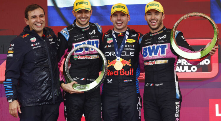 F1 - GP du Brésil : Verstappen en démonstration, double podium pour Alpine !