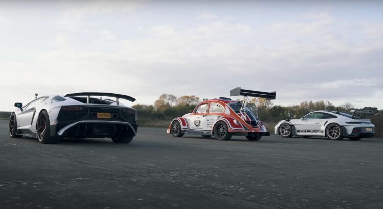 Une Porsche 911 GT3 RS et une Lamborghini Aventador affrontent... une Fun Cup ! (+ vidéo)