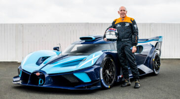 Andy Wallace pilote essai Bugatti