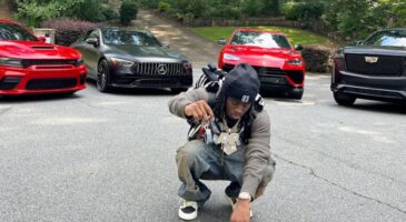 Kai Cenat garage voitures supercars diaporama 2024