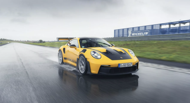 Porsche 911 GT3 RS, Michelin propose de nouveaux pneus-pluies