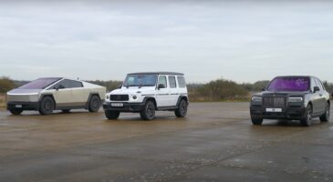 Tesla Cybertruck Rolls-Royce Cullinan Mercedes-AMG G63 2025