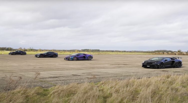 Porsche vs Ferrari vs Lamborghini : V12 et flat-6 hurlent comme jamais ! (vidéo)