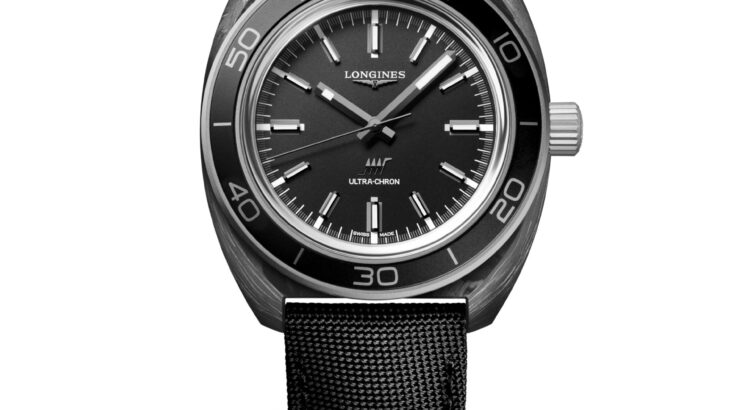 Longines Ultra-Chron Carbon : plongeuse haute fréquence