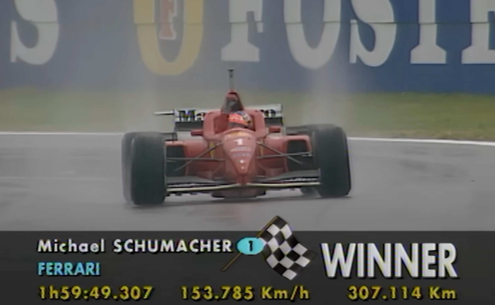 Michael Schumacher F1 Barcelone 1996 Grand Prix Espagne