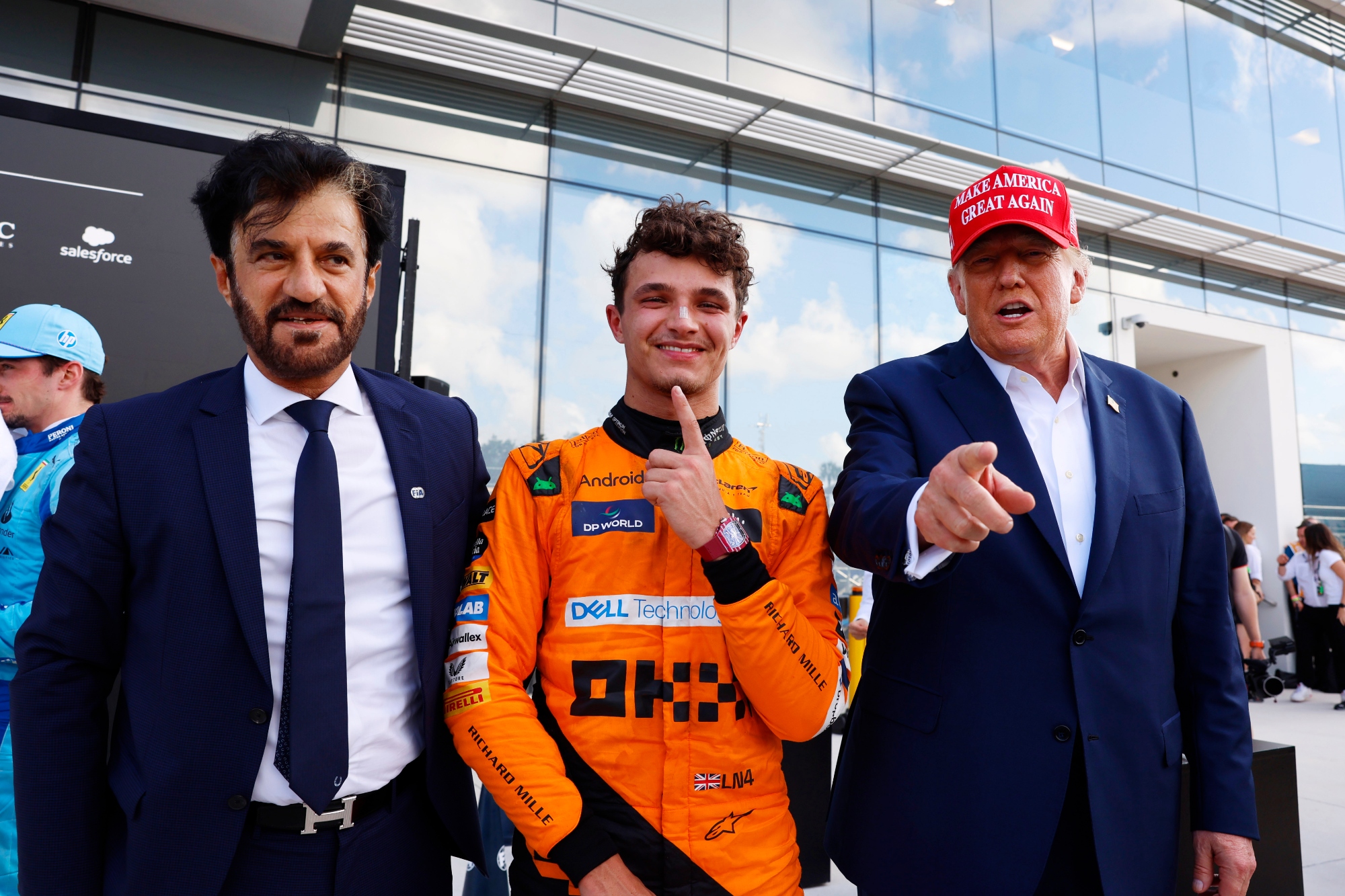 F1 politique Donald Trump 2025