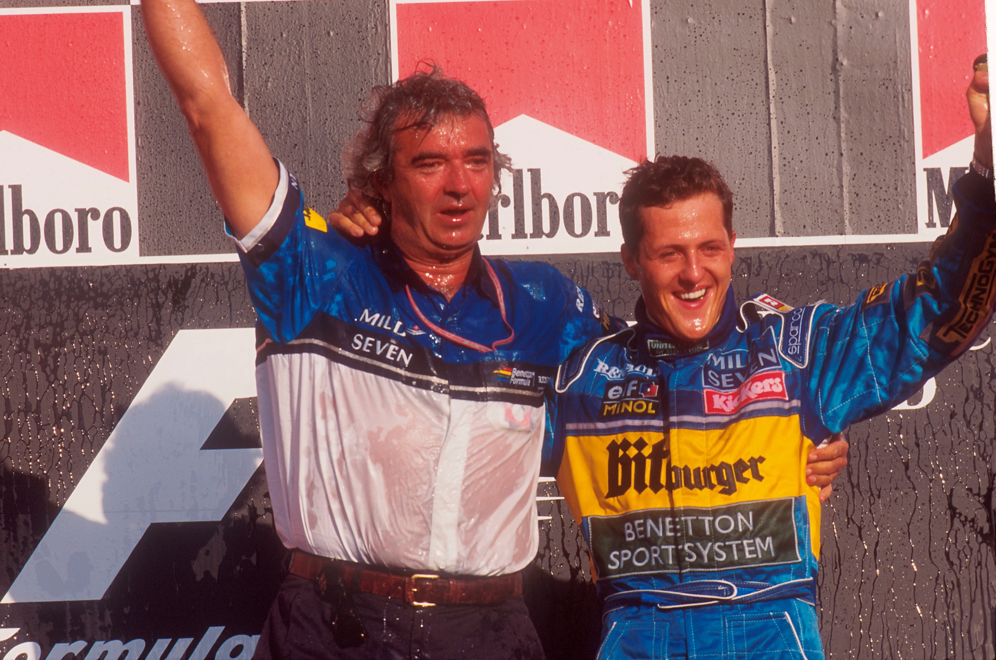 Flavio Briatore Michael Schumacher F1
