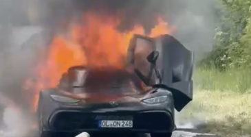 Mercedes-AMG One br&ucirc;l&eacute;e