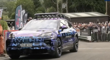 Porsche Cayenne &eacute;lectrique futur record