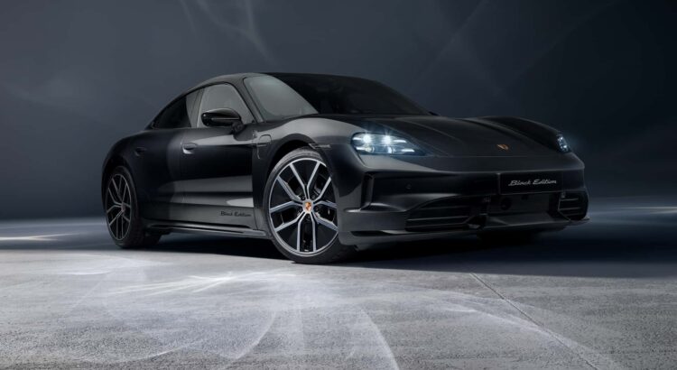 Porsche Taycan Black Edition : pour cocher toutes les options