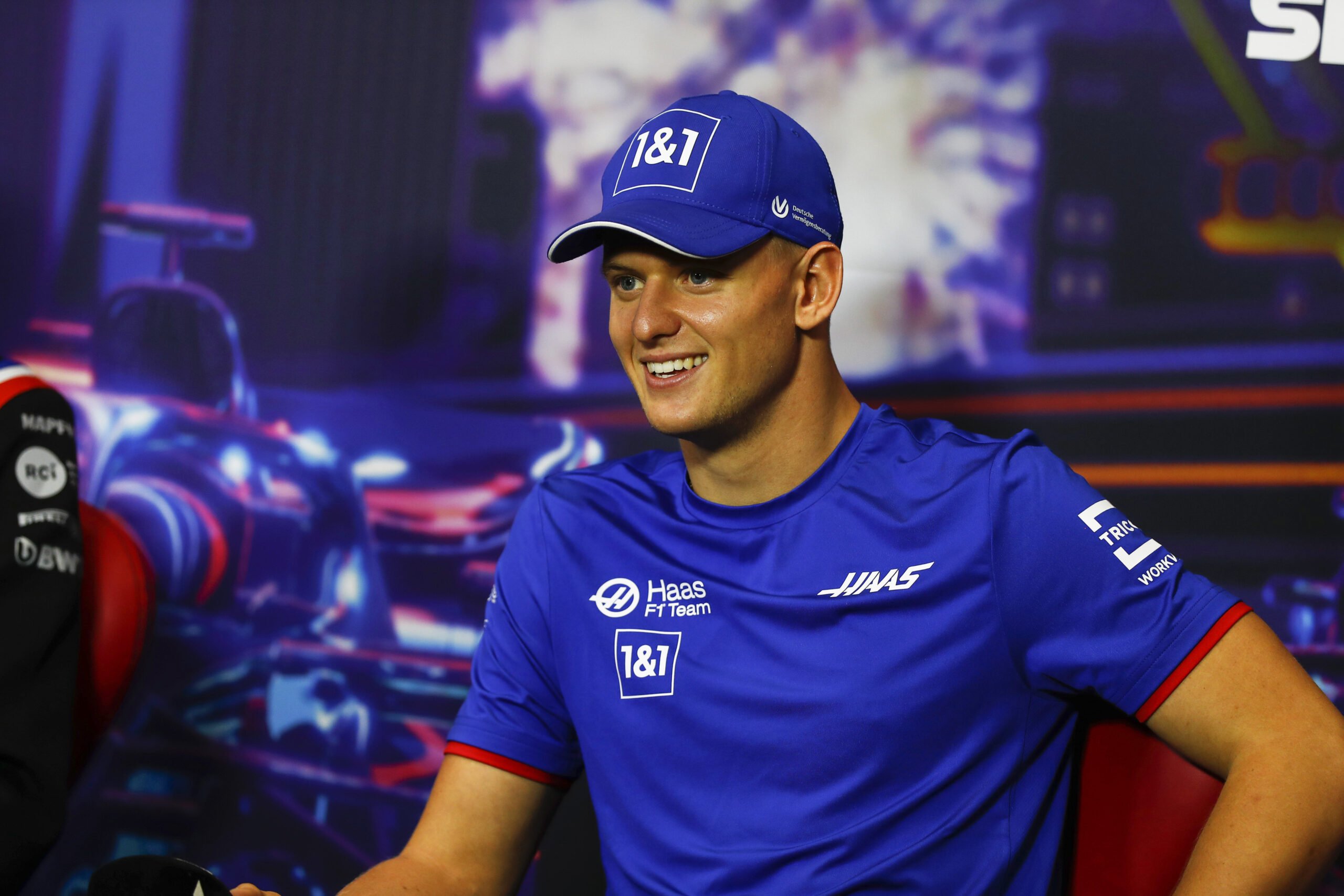 Mick Schumacher, pilote chez Hass Formula One team au Grand Prix de Singapour en 2022
