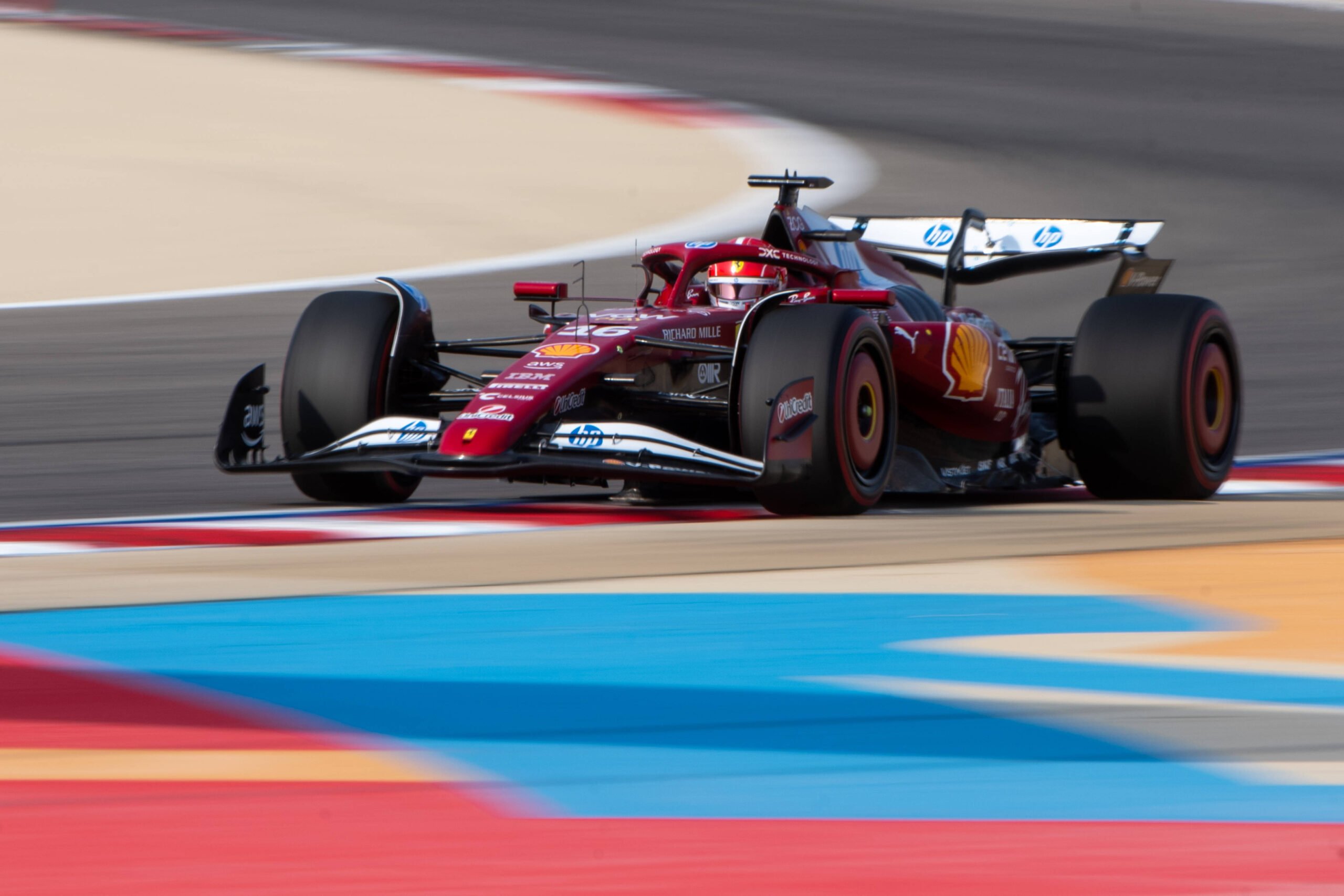 Charles Leclerc dans la SF-25 au Grand Prix de Bahreïn 2025
