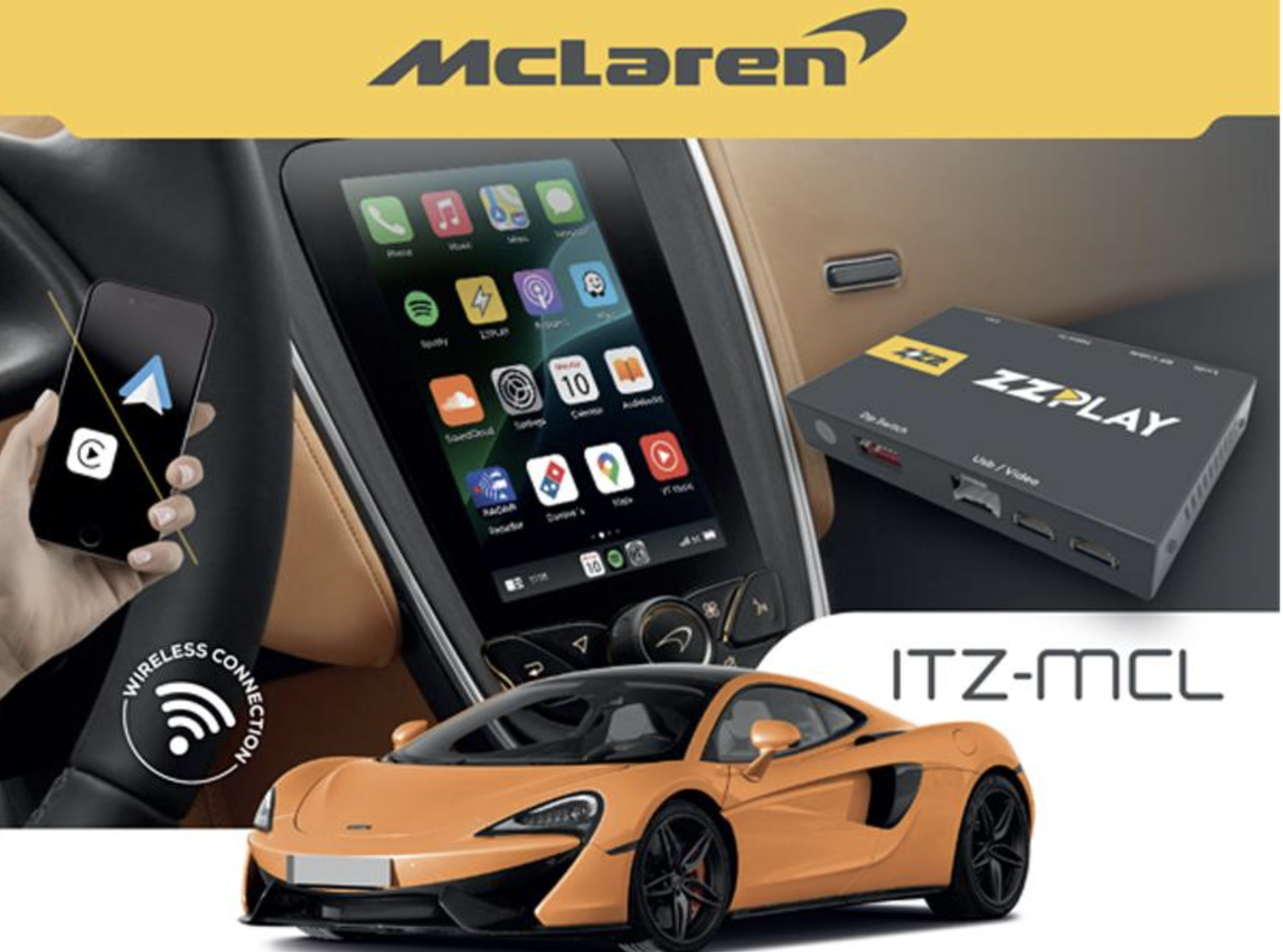 McLaren ZZ2 CarPlay