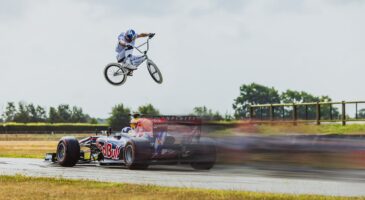 BMX Red Bull F1 saut vid&eacute;o 2025