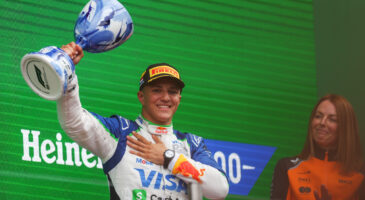 Isack hadjar premier podium