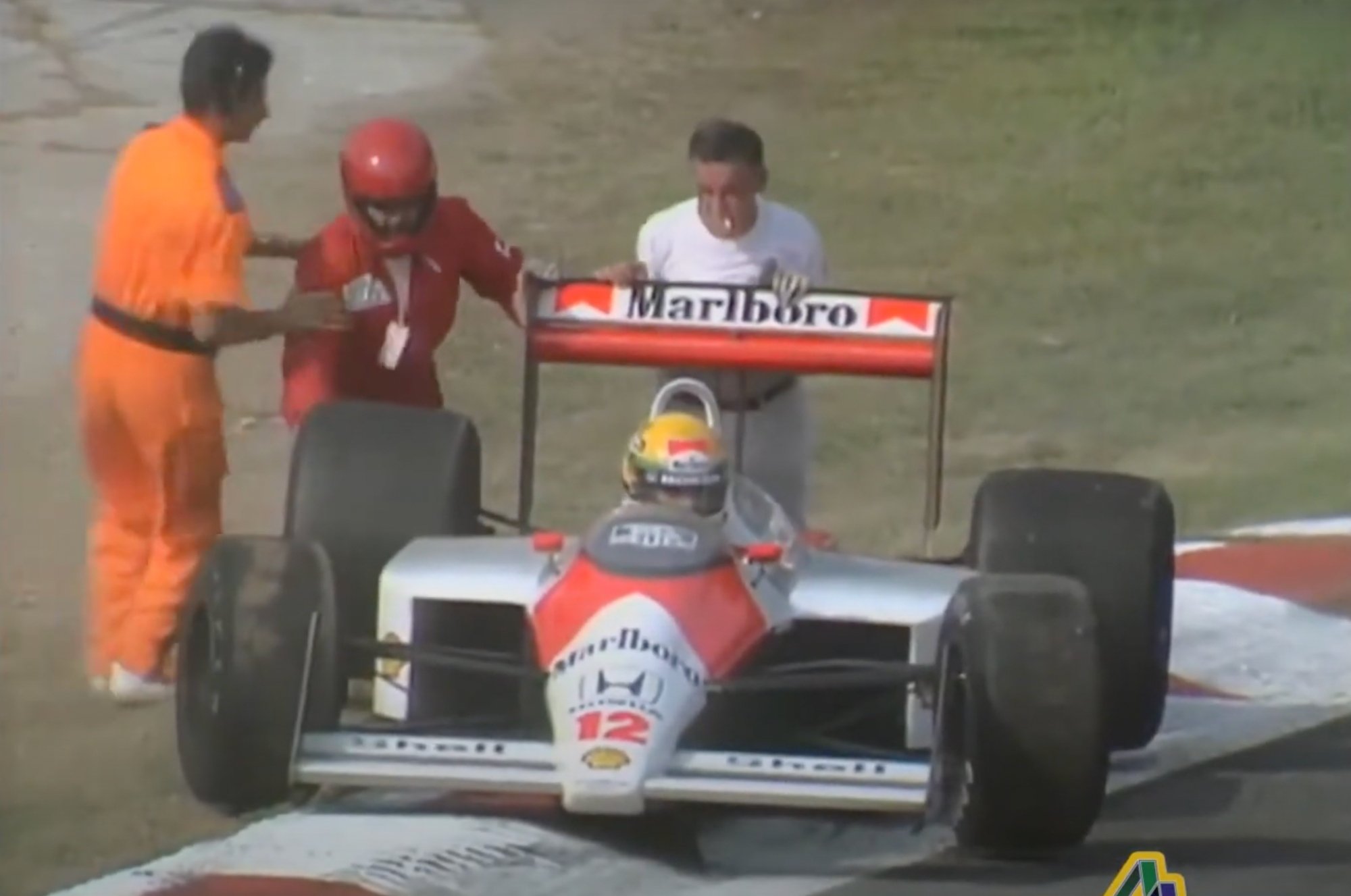 Grand Prix Italie F1 1988 Senna Ferrari Monza