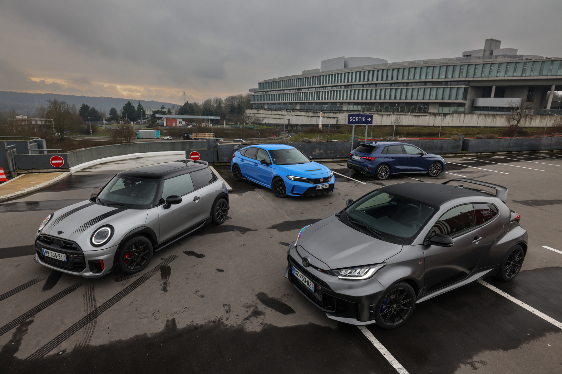 Mini Cooper JCW Honda Civic Type R Toyota GR Yaris Audi S3 Sportback 2025