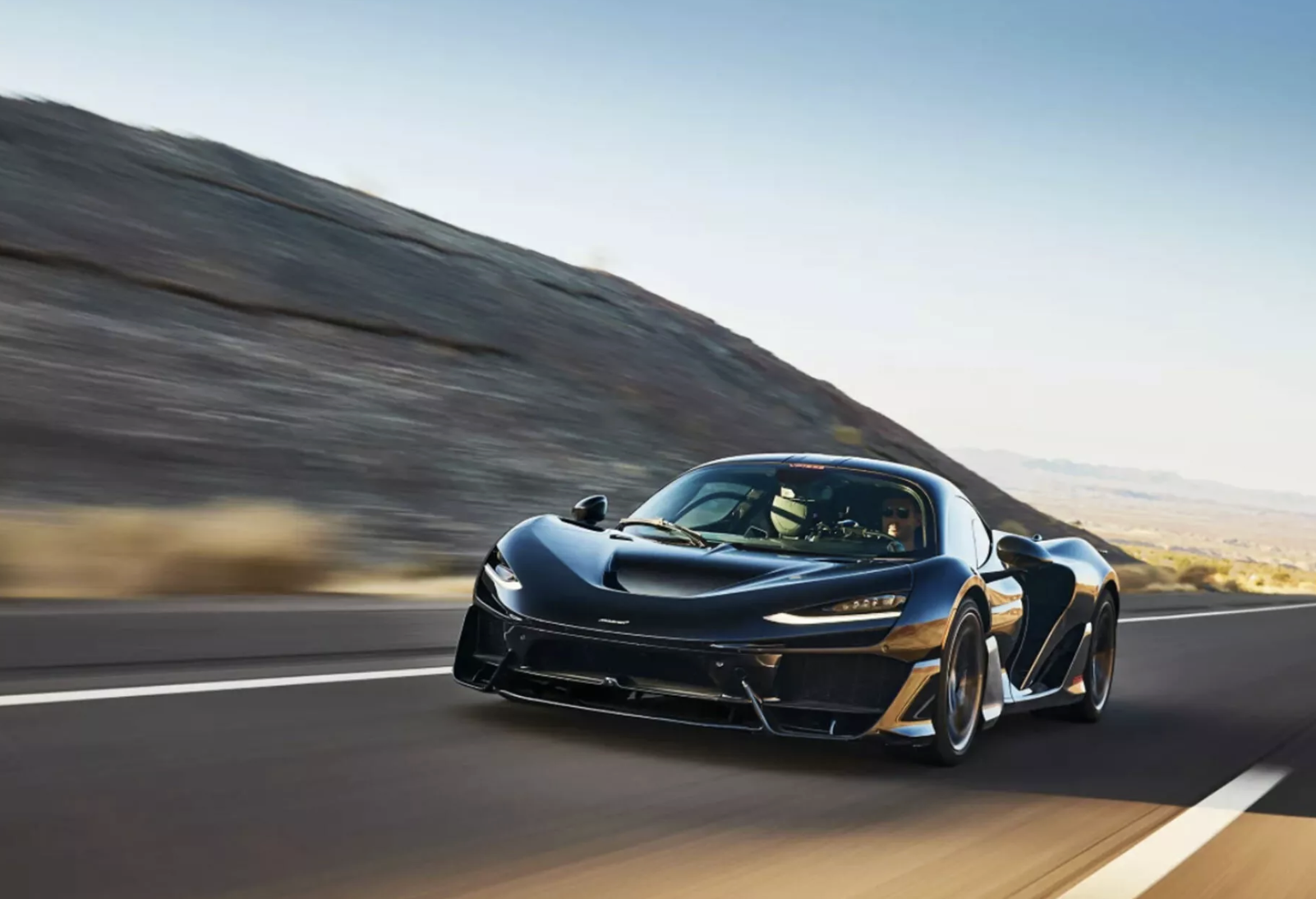 McLaren W1 test Arizona