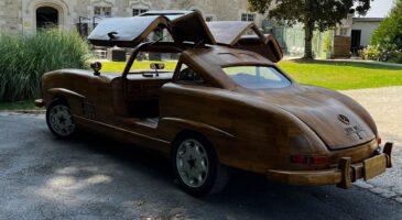 Mercedes 300 SL bois 2025