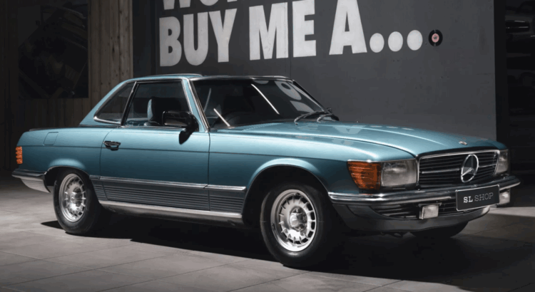 Mercedes 500 SL : un exemplaire jamais immatriculé refait surface