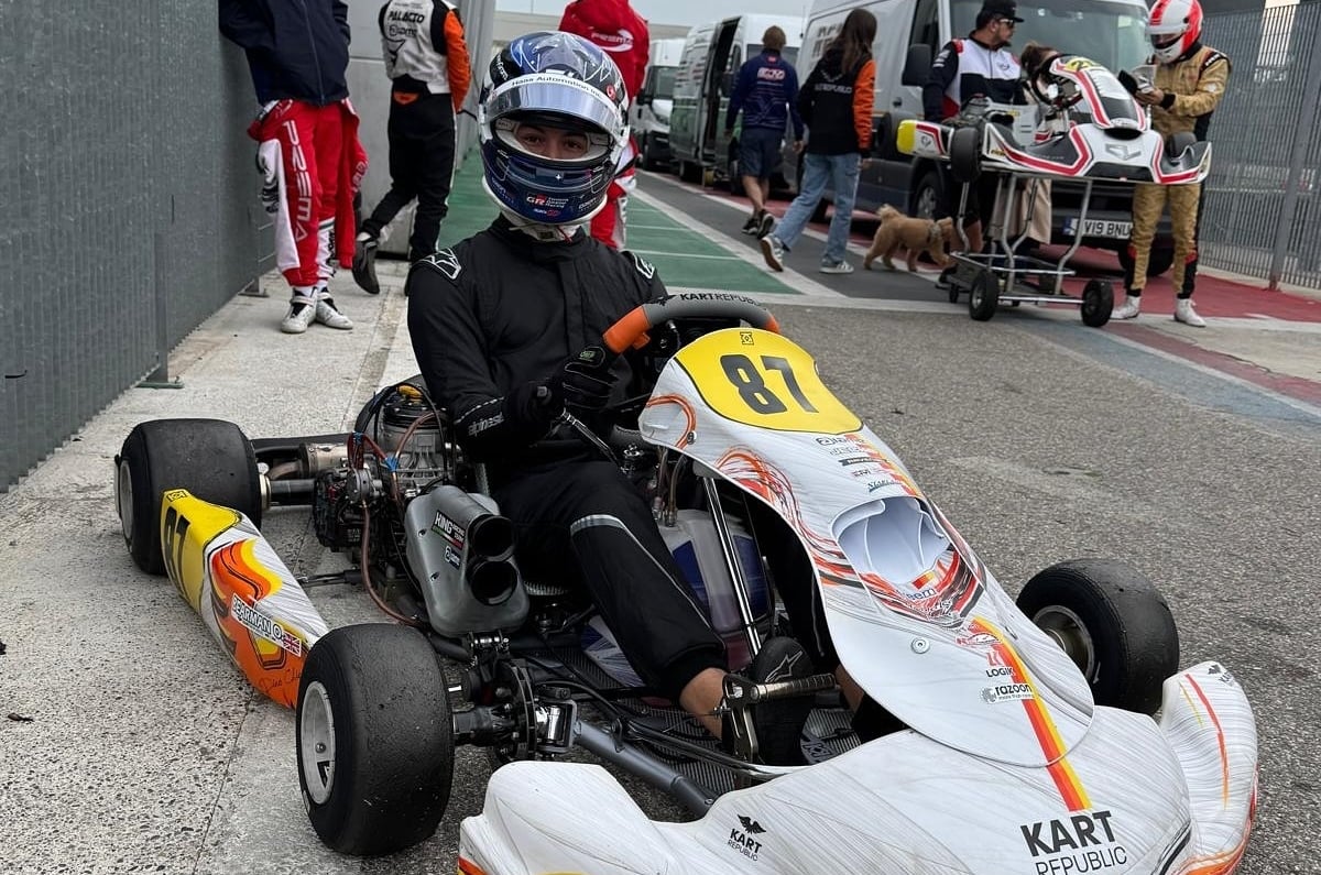 Oliver Bearman F1 Haas Karting Cremona 2025