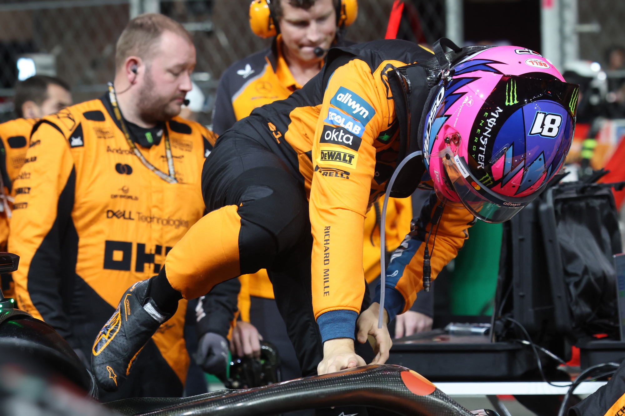 F1 double disqualification McLaren Las Vegas 2025