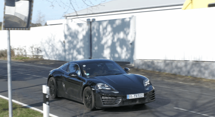 Futures Porsche 718 électriques et thermiques : les images se multiplient (+vidéo)