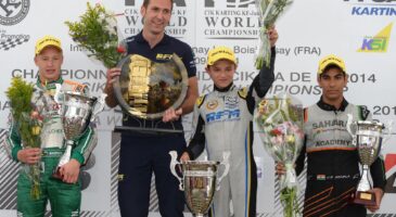 Lando Norris titre mondial FIA Karting 2014
